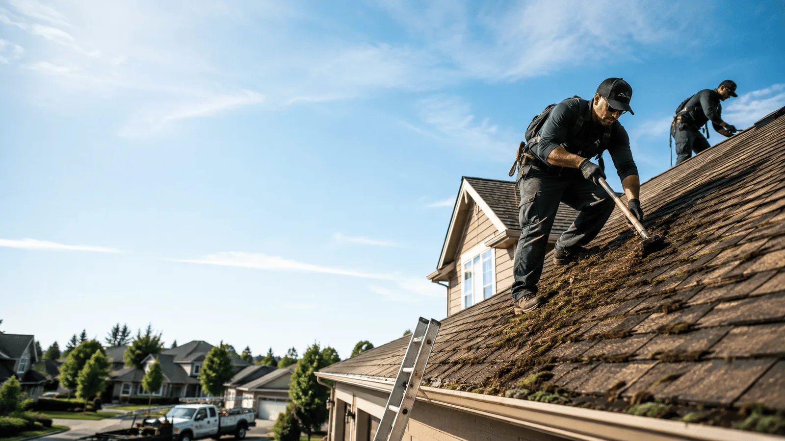 Roof Moss Removal in Weston, MA near me